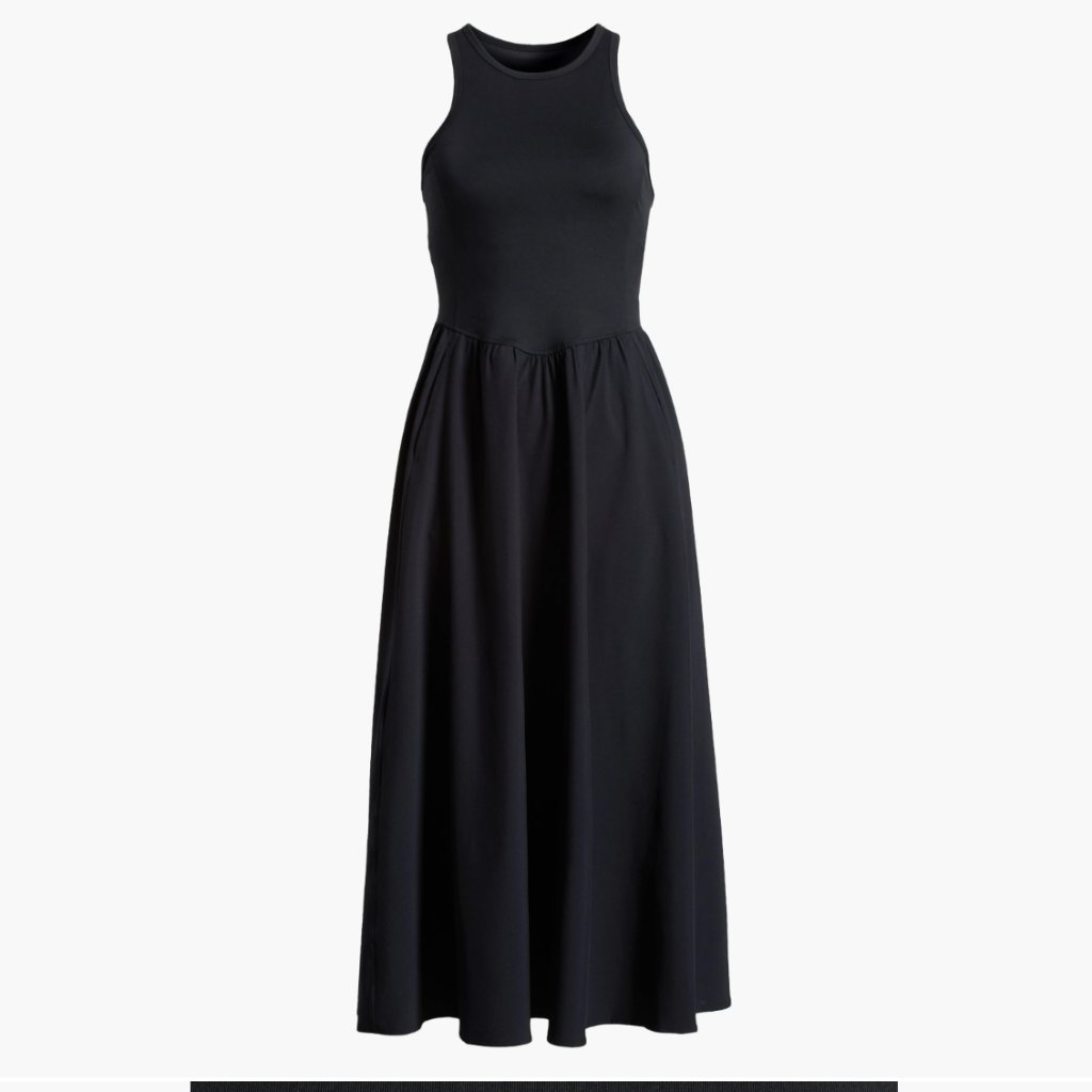 New Zella Effortless Hybrid Racerback Midi Dress Size L #3062